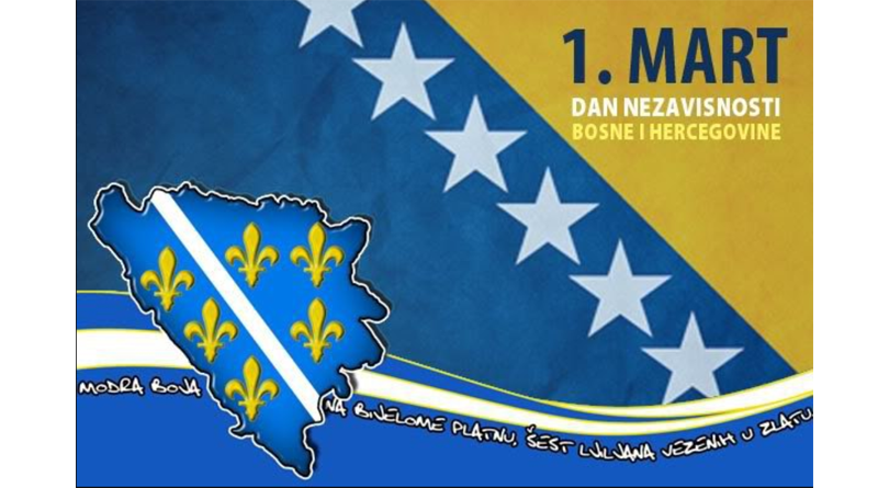 Čestitamo 1. Mart – Dan nezavisnosti Bosne i Hercegovine - SDA Zenica - www.sdazenica.ba